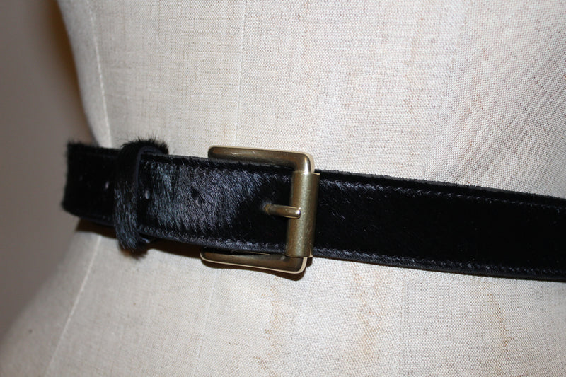 Kova Gold – Hair on hide leather belt