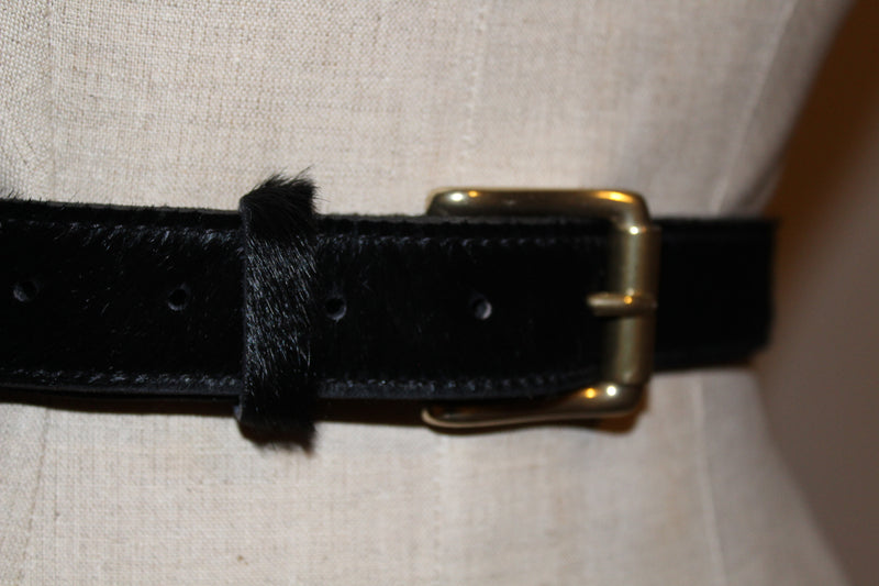 Kova Gold – Hair on hide leather belt