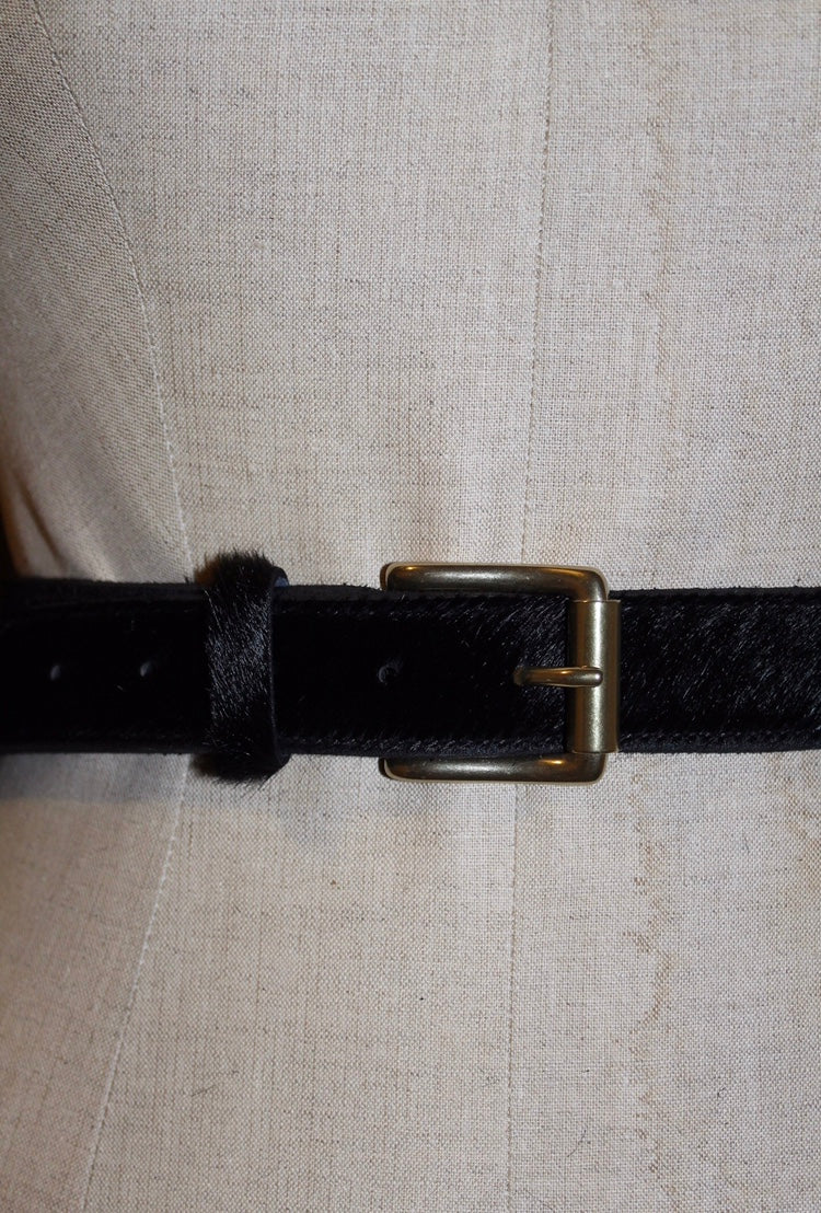 Kova Gold – Hair on hide leather belt